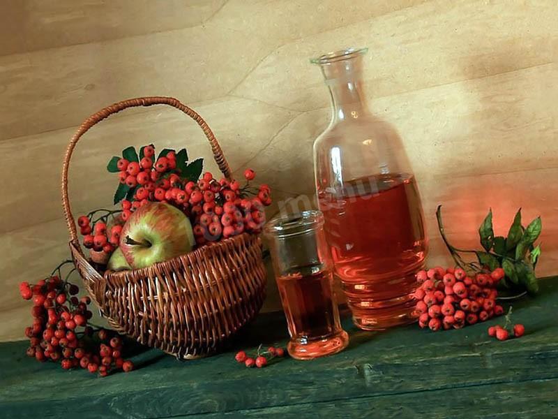 настойки рябины на коньяке